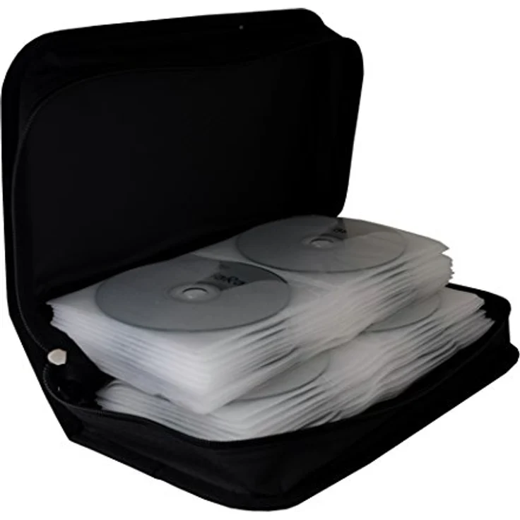 MediaRange CD-Tasche 96-fach, schwarz – Bild 3