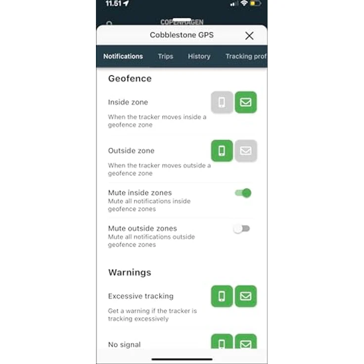 Copenhagen Trackers Gemstone, GPS-Tracker mit IP68 Wasserdichtigkeit, Schwarz – Bild 10