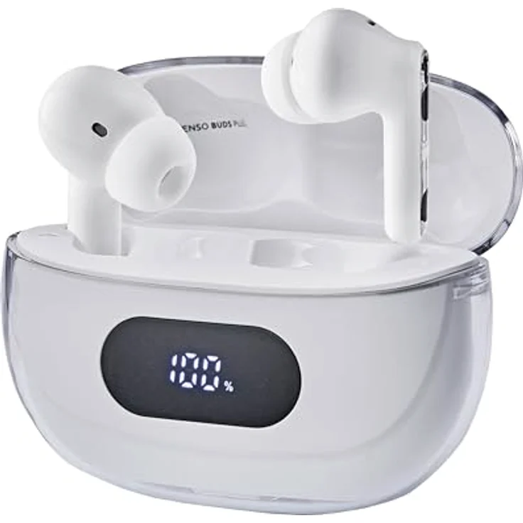 Intenso Buds Earphone Plus T312AE White, kabellose In-Ear-Kopfhörer mit Freisprechfunktion und 7,5 Stunden Akkulaufzeit – Bild 5