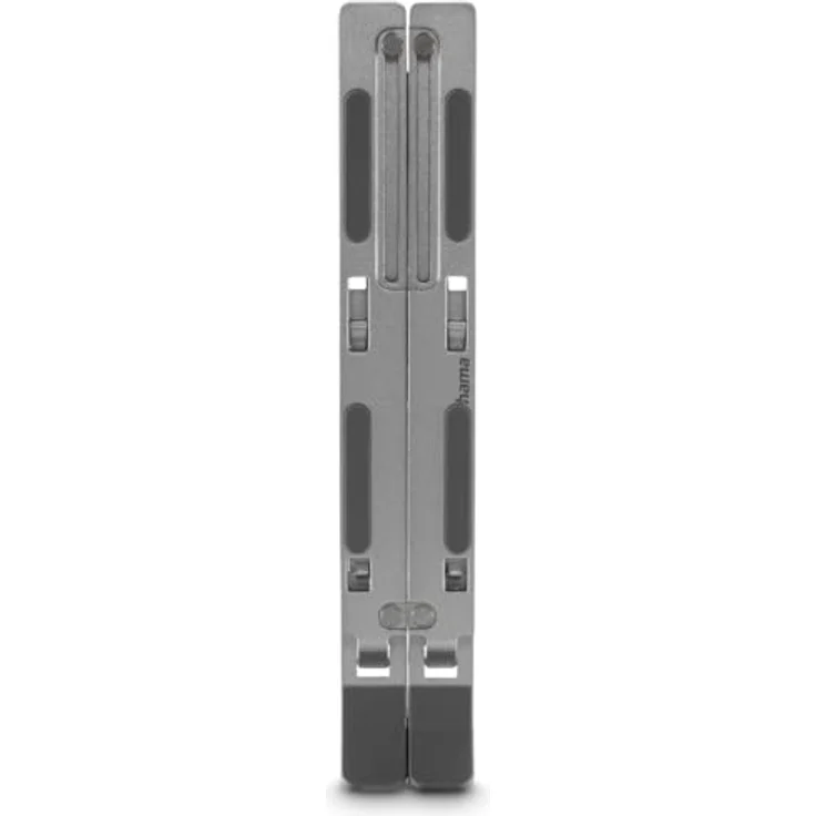 Hama Laptopständer 15.6" Aluminium, Ergonomisch, Faltbar mit Neigungswinkel, Stabil und rutschfest, Ideal für Büro – Bild 3