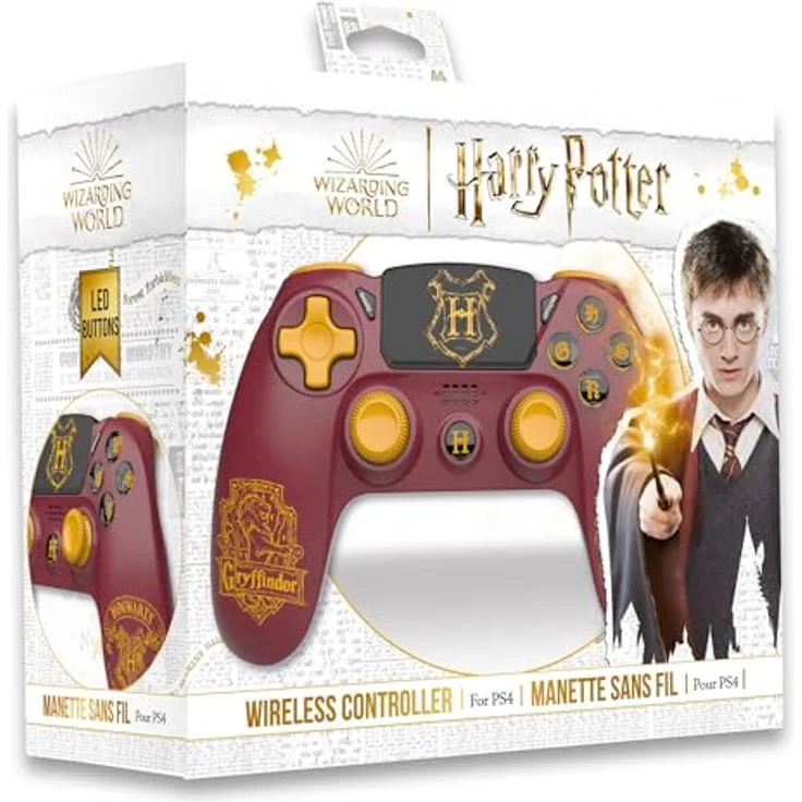 Freaks and Geeks Harry Potter Gryffindor wireless PlayStation 4 Controller – Bild 1