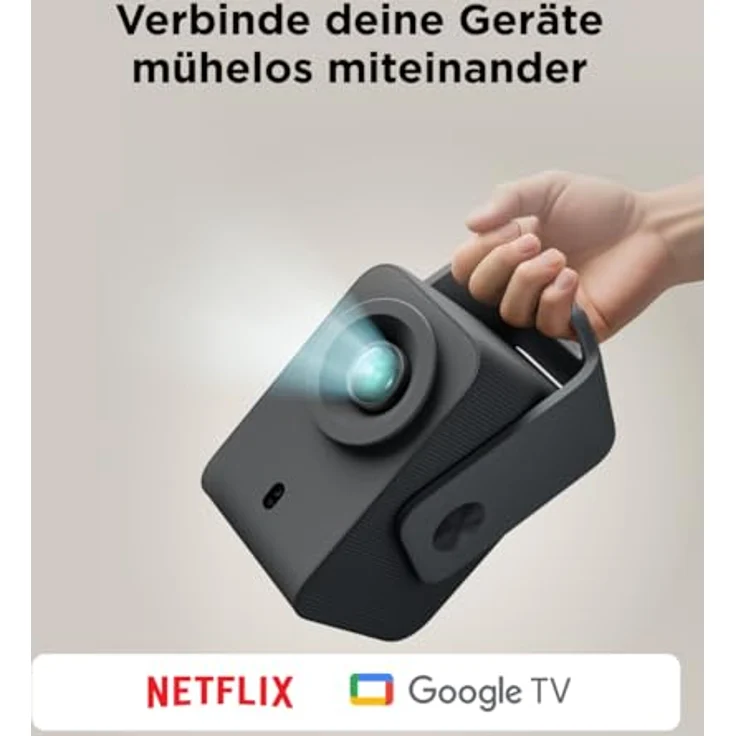 TCL C1 GTV Mobiler Projektor, Native 1080p, Gimbal, Netflix lizenziert, WLAN, Bluetooth, 30.000 Stunden Lebensdauer, Autofokus, Dolby Audio – Bild 2