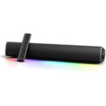 CREATIVE Sound Blaster GS5 RGB Gaming Soundbar mit SuperWide-Technologie, bis zu 60 W Spitzenleistung, Bluetooth 5.4, für PC und TV in Schwarz
