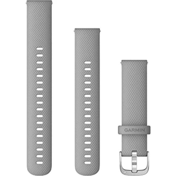 Garmin Armband vivoactive 4S, 18 mm, Silikon, Schnalle aus Edelstahl (010-12932-00) – Bild 2