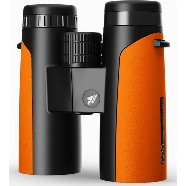 GPO Passion ED 8x42, Fernglas mit hervorragender Beobachtungsoptik, schwarz/orange
