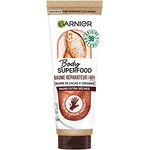 Garnier Body Superfood Handcreme - 48h Feuchtigkeit, Kakaobutter & Ceramid, 98% natürlichen Ursprungs, Vegan & Cruelty Free - für extra trockene Hände, 75 ml