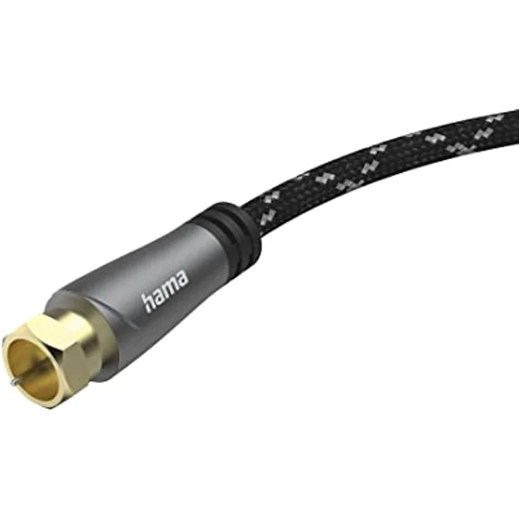 Hama Antennenkabel 1,5 m, F-Stecker auf F-Stecker, schwarz-grau, Versandkostenfrei – Bild 5