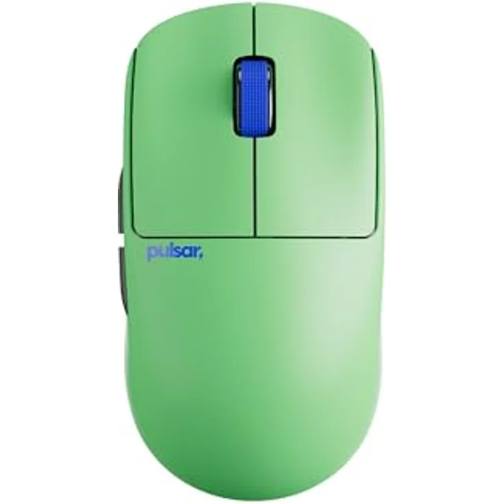 Pulsar Gaming Gears X2 Crazylight Mini-Gaming-Maus, ultra leicht mit 35 g, 32 K DPI, optischem Schalter, 8 K Dongle, Aqua Zest – Bild 1