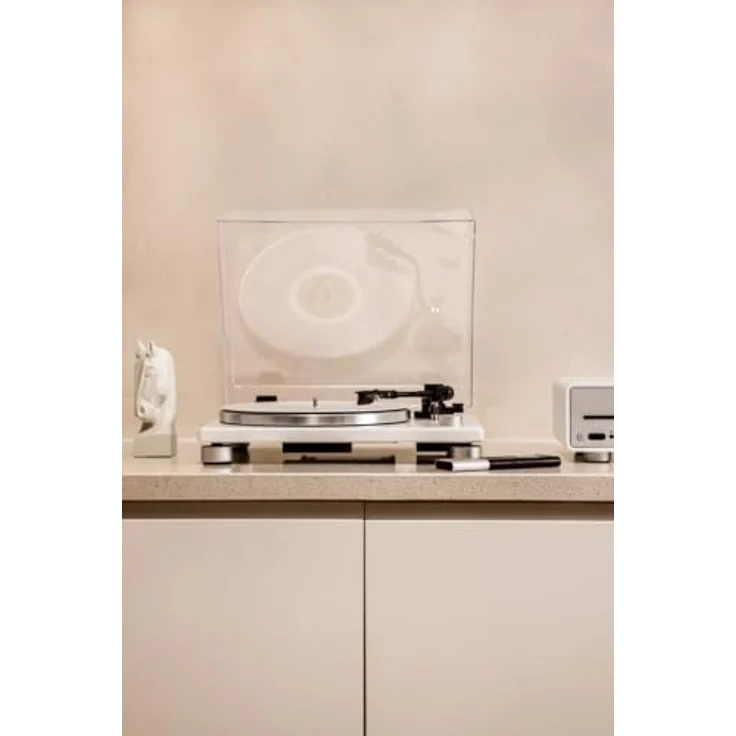 sonoro Platinum Automatic EAS Plattenspieler mit Ortofon 2M Red, Bluetooth, Ripping-Funktion Weiß – Bild 2