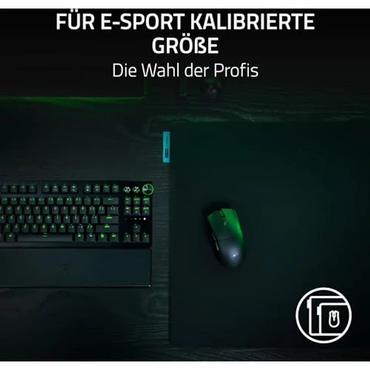 Razer Gigantus V2 Pro Kontrolle, Gaming Mauspad mit Stoffoberfläche und Razer GlideCore™-Schaumstoff, optimiert für optische Sensoren – Bild 5