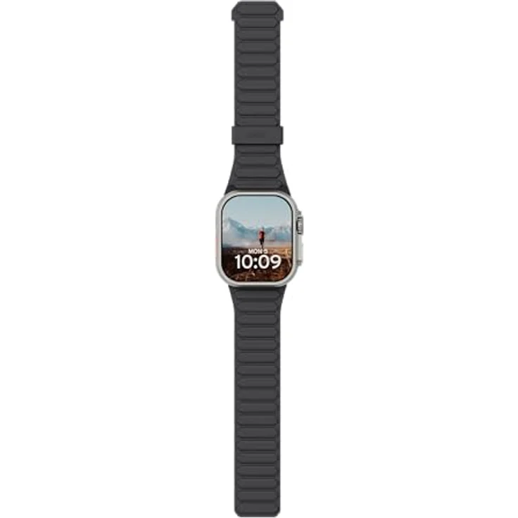 UAG Pathfinder Strap für Apple Watch, 42-49 mm, Ash Grey, Soft-Touch-Silikon mit magnetischem Verschluss – Bild 7