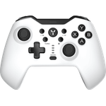 ISY IGP-2000-WT, kabelloser Gaming Controller für Plattformübergreifend, Weiß