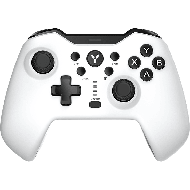 ISY IGP-2000-WT, kabelloser Gaming Controller für Plattformübergreifend, Weiß