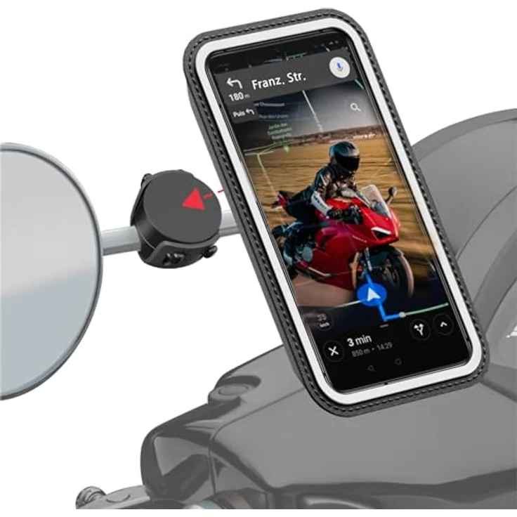 Shapeheart Smartphone-Halterung, magnetisch, für Scooter, Telefon M bis 15 cm – Bild 2