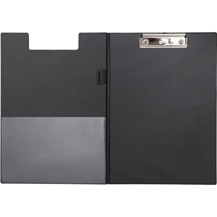 Maul Klemmbrettmappe 2339290, A4, Kunststoffbezug, mit Stiftehalter, schwarz – Bild 1