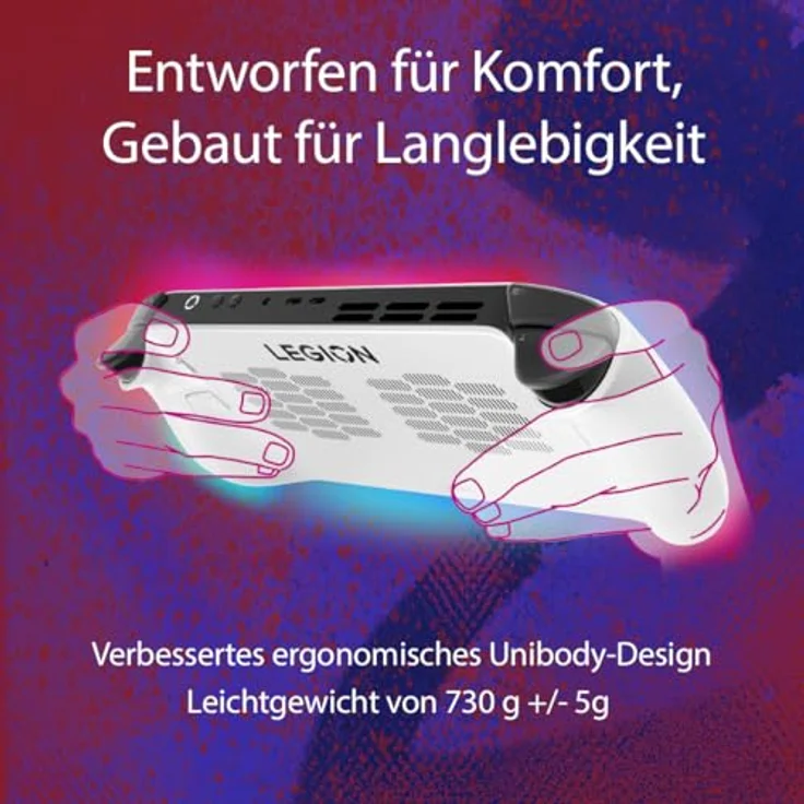 Lenovo Legion Go S Gaming Konsole | 8" WUXGA Display | AMD Ryzen Z2 Go | 32GB RAM | 1TB SSD | AMD Radeon Grafik | Win11 | Weiß | inkl. 3 Monate Xbox Game Pass Ultimate – Bild 3