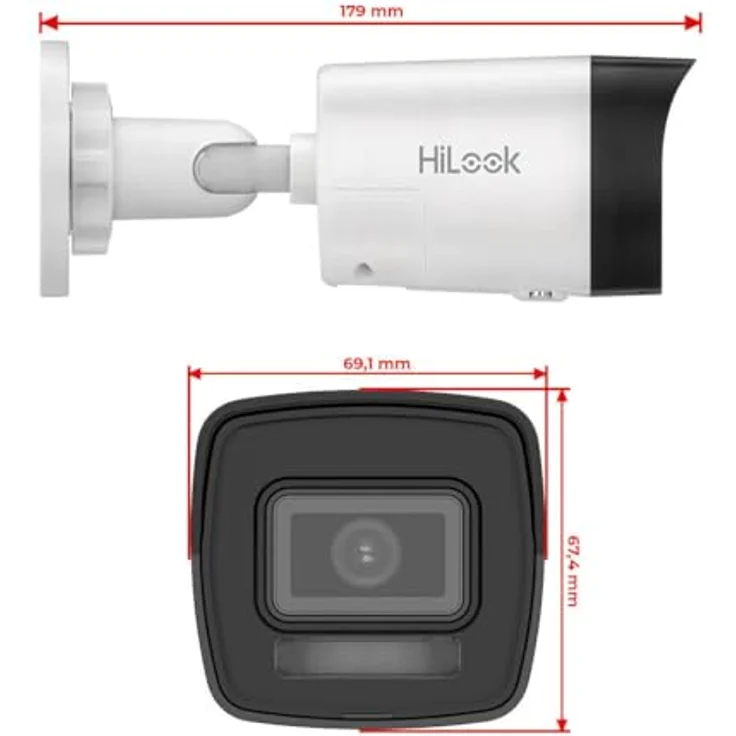 HiLook 4K Überwachungskamera Set Außen, 4x 8 MP Bullet Kamera mit Nachtsicht in Farbe, KI Personen-/Fahrzeugerkennung, 8-Kanal NVR mit 2 TB HDD – Bild 13