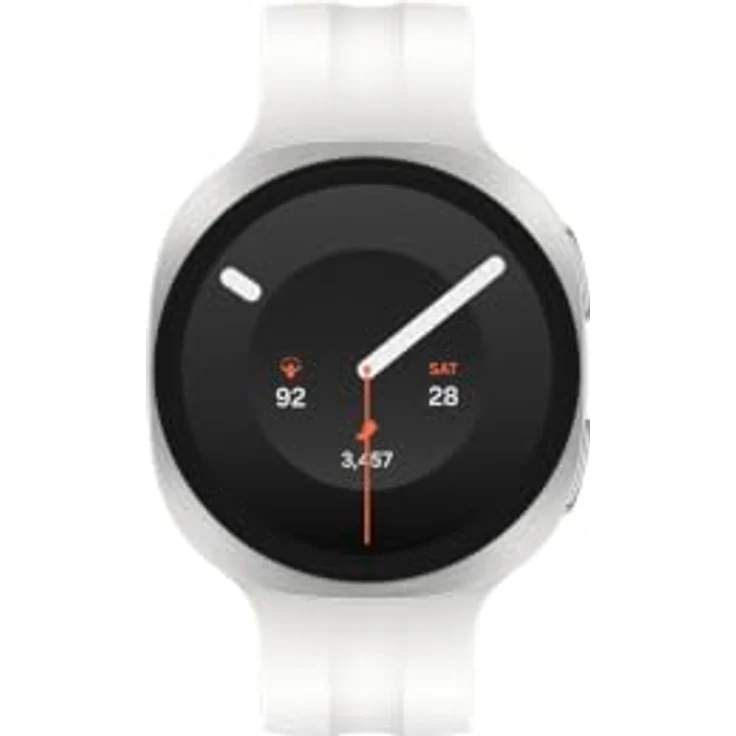 SAMSUNG Galaxy Watch9 40mm LTE Smartwatch aus Aluminium mit Nitrilkautschuk-Armband, Creme, für Handgelenke 130-180 mm – Bild 3
