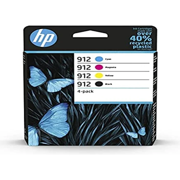 HP 912 Combo Pack - 4er-Pack - Schwarz, Gelb, Cyan, Magenta - Original - Tintenpatrone - für Officejet 80XX, Officejet Pro 80XX – Bild 2