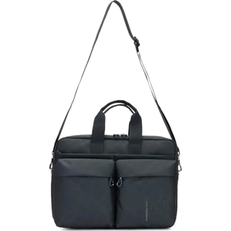 Mandarina Duck MD 20 Aktentasche, grau, 37.5 cm, mit Laptopfach aus 100% Polyester – Bild 1