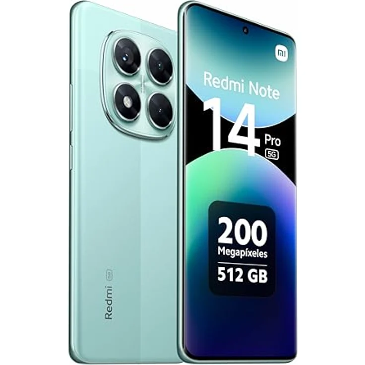 Xiaomi Redmi Note 14 Pro 5G 512GB, Coral Green, 200 MP Hauptkamera – Bild 2
