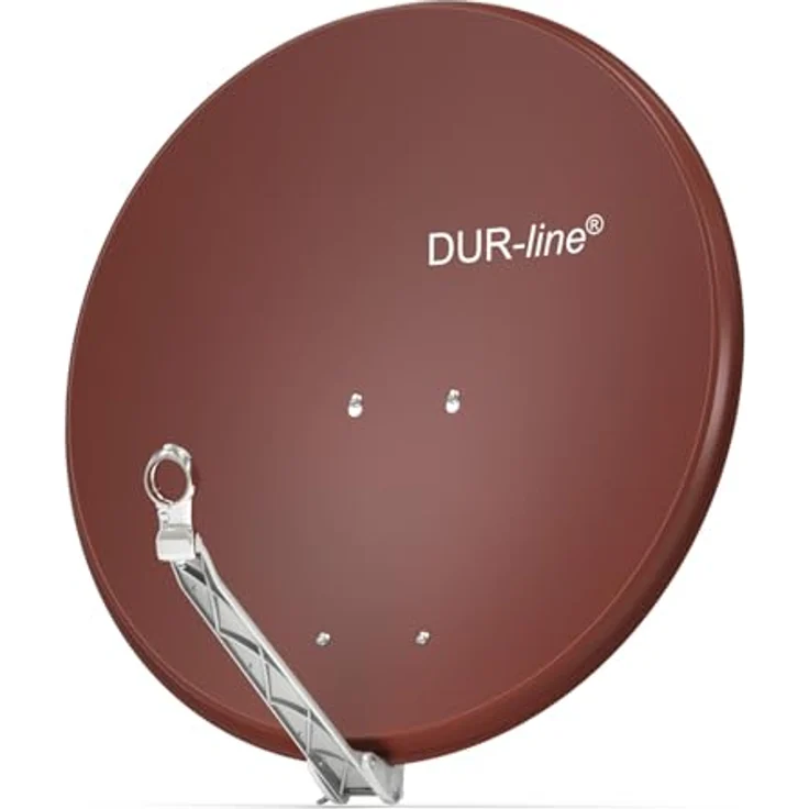 DUR-line Select 75/80cm Rot Satelliten-Schüssel - 3 x Test + Sehr gut + Aluminium Sat-Spiegel – Bild 2