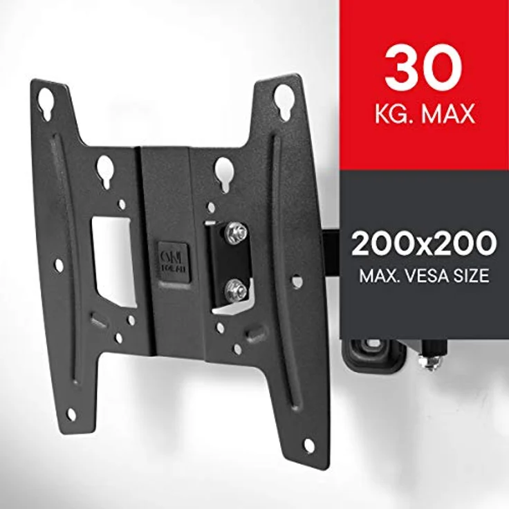 One For All WM4251 Universal TV Wall Mount Solid Turn, VESA 200 x 200, TV-Wandhalterung für Bildschirmgröße von 19 Zoll bis 43 Zoll, max. 30 kg – Bild 3