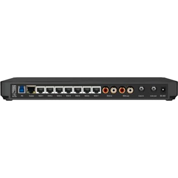 Yealink AV Hub Audio- und Video-Prozessor für Besprechungen, Multikamera-Layout und BYOD-fähig, schwarz – Bild 2