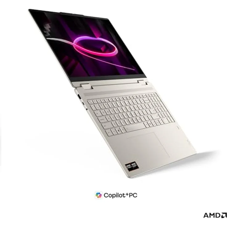 Lenovo Yoga 7 2in1 83TF0022GE, 16" 2.8K OLED, Ryzen AI 7 445, 32GB RAM, 1TB SSD, beige, Windows 11 – Bild 9