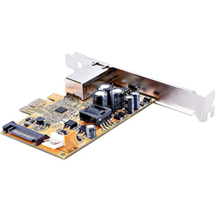 StarTech.com 1 Port 2.5 Gbit/s PoE Netzwerkkarte, PCI Express Ethernet Karte RJ45, 30W 802.3at PCIe PoE NIC, PoE Multi Gigabit LAN Adapter mit Niedrigprofilblende, Windows/Linux (ST1000PEXPSE) – Bild 2