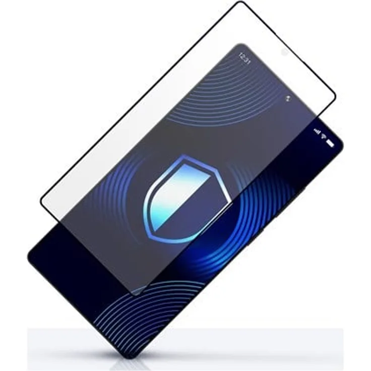 3mk HardGlass Matt Max, Bildschirmschutz für Samsung Galaxy S25 Ultra, matt, schwarzer Rahmen