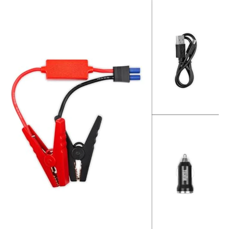 Telwin 829564 Drive Mini, Tragbares Notladegerät Starter mit 1000A Spitzenstrom, Powerbank mit USB-C/A, 12V, 6500 mAh – Bild 10