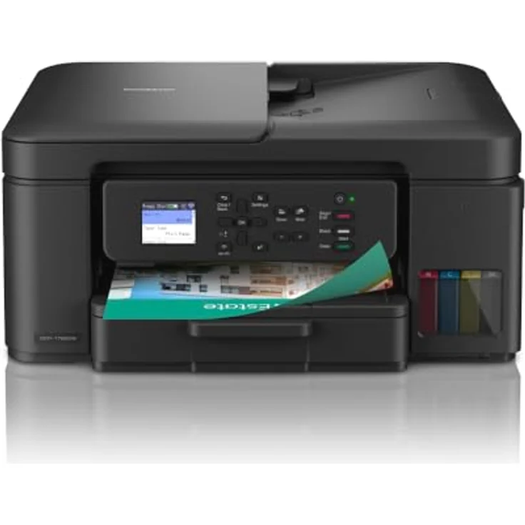 Brother DCP-T780DW, 3-in-1 Multifunktionsdrucker Tintentank mit WLAN, automatischer Dokumentenzuführung und Duplexdruck, max. 16 Seiten/Minute, Farb- und mobile Drucklösungen – Bild 1