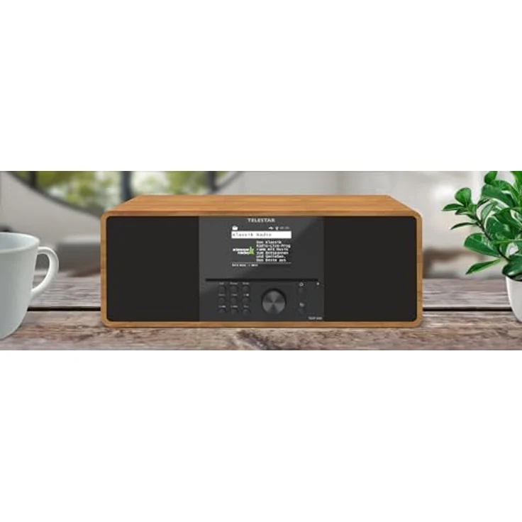 Telestar Top 300, Internetradio mit DAB+, FM, Bluetooth 5.3, WLAN und CD-Player, Braun – Bild 5