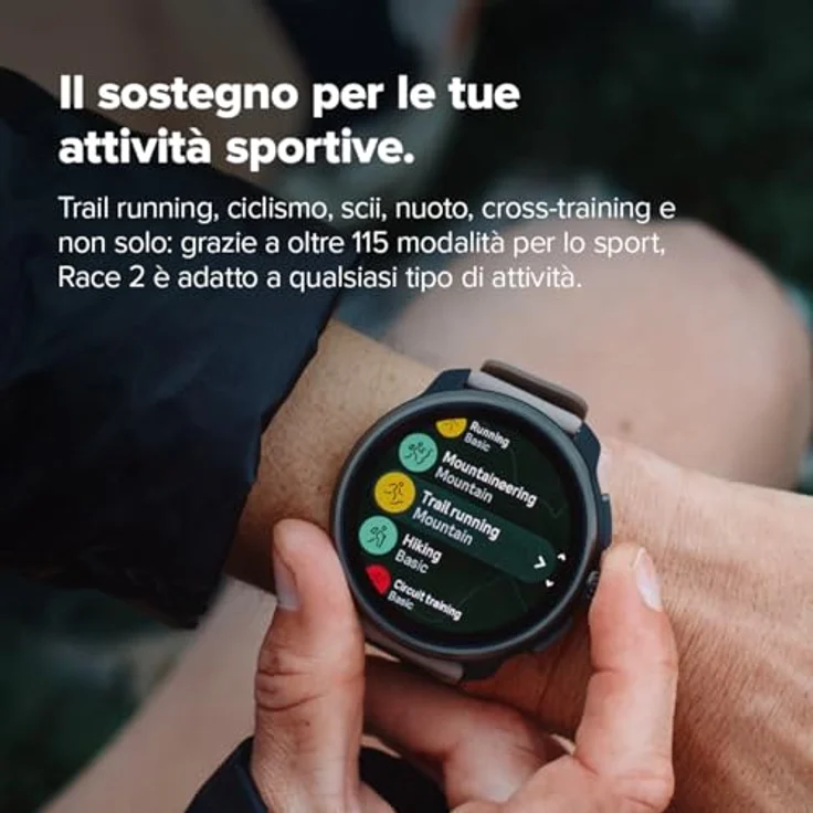 Suunto Race 2 (49 mm), Smartwatch mit Edelstahlgehäuse, AMOLED-Display, GPS sowie Fitness- und Gesundheitsmonitoring – Bild 7