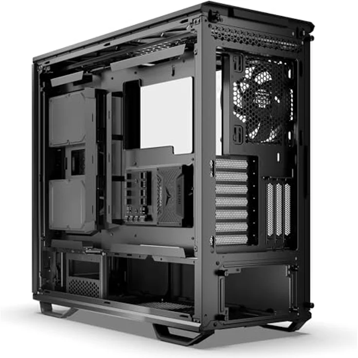 be quiet! Dark Base 701 Black PC-Gehäuse, 3X Silent Wings 4 PWM high-Speed Lüfter, ARGB-Beleuchtung + ARGB-Controller, PWM-/ ARGB Hub, Lüftersteuerung, Mainboard-Tray für invertiertes Layout, BGW58 – Bild 4