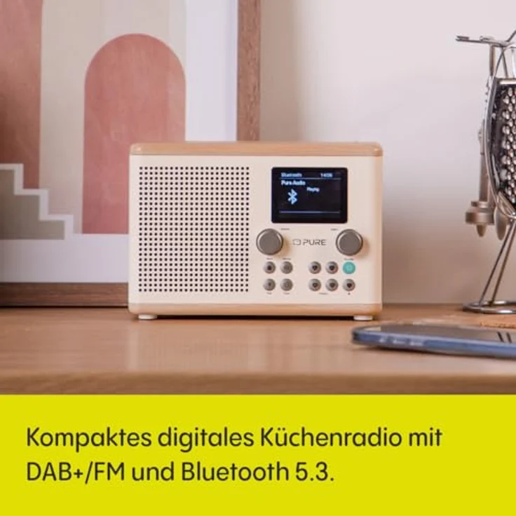 Pure Classic H4 Digitales Küchenradio (DAB+/FM, Bluetooth, USB, AUX, Küchentimer, Wecker) – Bild 2