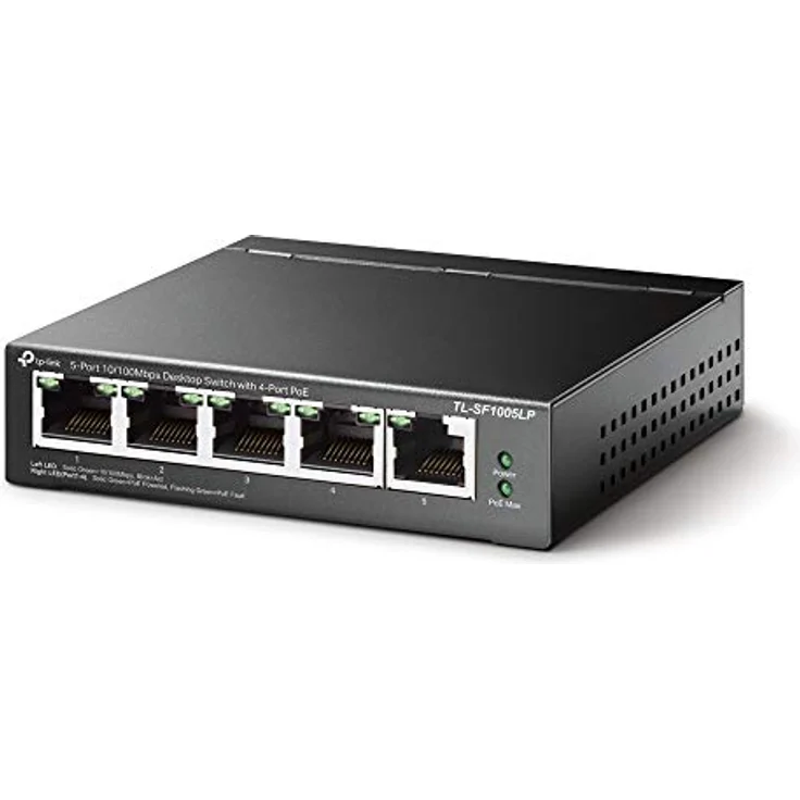 TP-Link TL-SF1005LP 5-Port 10-100Mbps (4x PoE Switch) – Bild 3