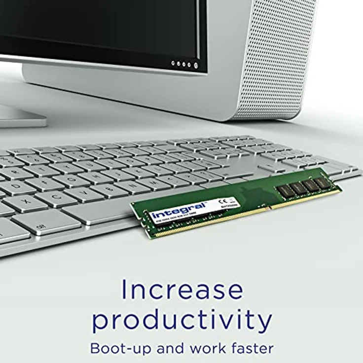 Integral 16GB DDR4 RAM 2666MHz DIMM, PC-Desktop-Arbeitsspeicher-Modul für flüssiges Multitasking und hohe Leistung, kompatibel mit Windows 11 – Bild 2