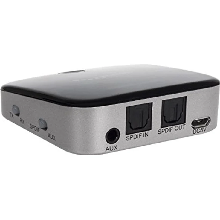 Audiocore AC830 Bluetooth Adapter Transmitter Empfänger 4.1 Apt-X Toslink SPDIF AUX A2DP Wireless, Schwarz – Bild 3