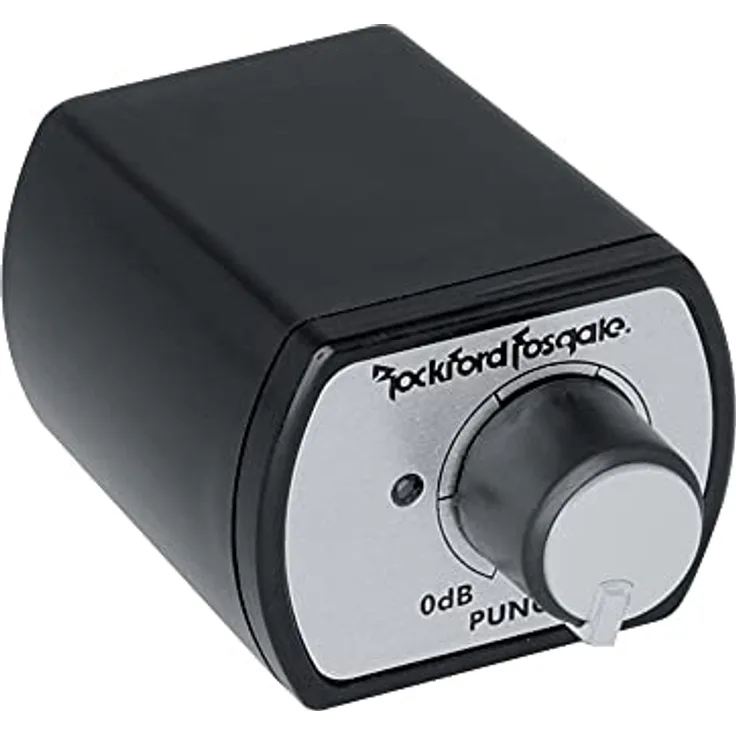 Rockford Fosgate PEQ Remote Controller, Basspegelsteuerung für kompatible Verstärker, RJ-45-Anschluss mit 5 m Kabel