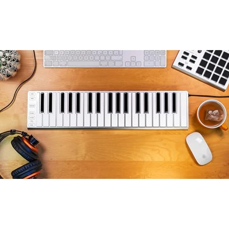 ESI Audiotechnik Xkey37, mobiler USB-MIDI-Controller mit 37 Tasten, Weiss – Bild 2