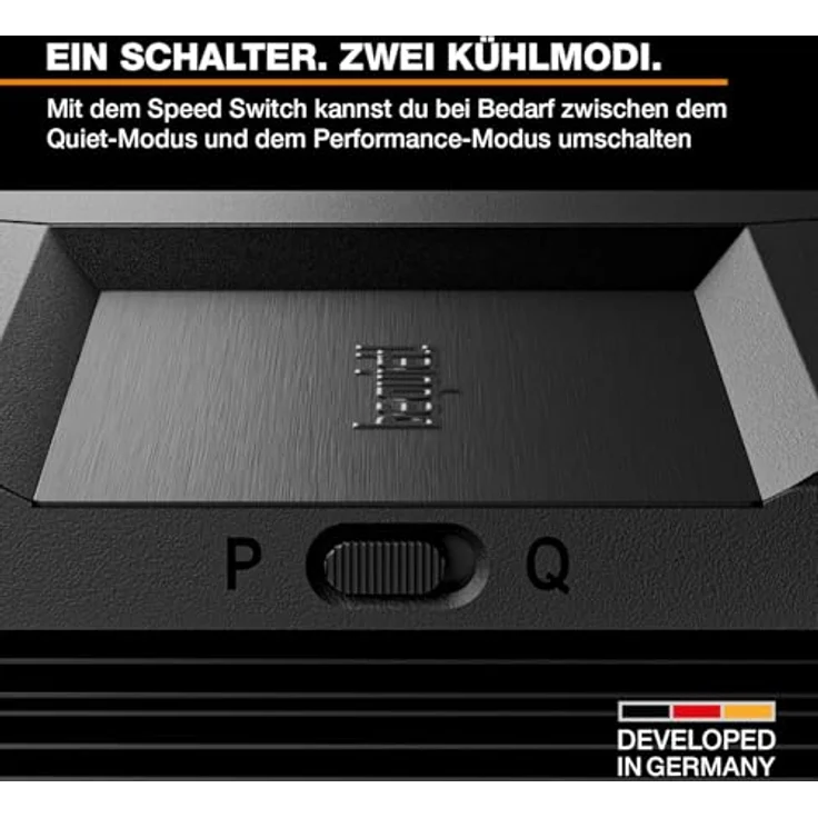 be quiet! Dark Rock Pro 6, Luftkühler mit extremer CPU-Kühlleistung, semi-passivem Quiet-Modus, 7 Heatpipes und 2 Silent Wings PWM-Lüftern – Bild 4