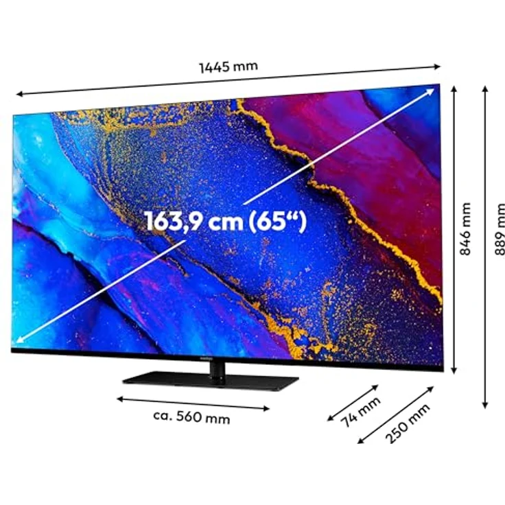 MEDION MD 865300, 65 Zoll (163,9 cm) 4K Smart-TV mit Dolby Vision HDR, Bluetooth, VIDAA Store, Prime Video, Disney+, schwarz – Bild 7