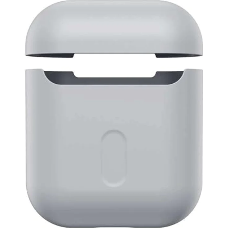 Baseus Ultra Thin Silica für AirPods 1 & 2 kompatible Kopfhörer Schutzhülle Grau - Weiß mit Ultra Slim Silica Gel Beschichtung Stoßfest Staubdicht Weiche und Flexible Ohrstöpsel – Bild 4