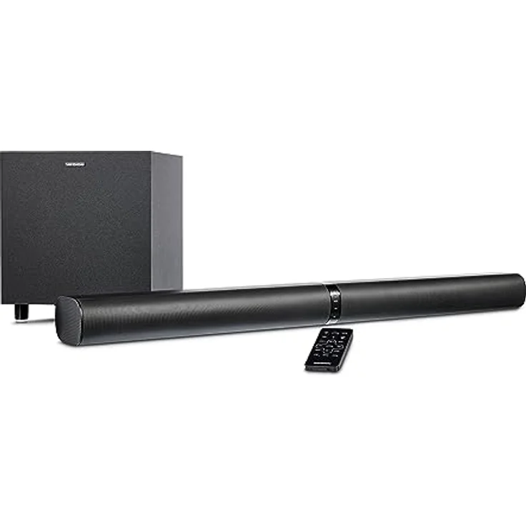 MEDION P64150 2in1 Convertible Bluetooth TV Soundbar mit Subwoofer (2.1 Soundbar, 2 x 30 Watt, 60 Watt Subwoofer, Wandmontage, HDMI ARC mit ECC, AUX, optischer Eingang) – Bild 1