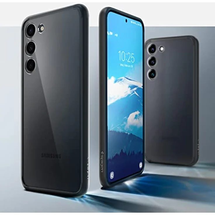 Spigen Ultra Hybrid Hülle Kompatibel mit Samsung Galaxy S23 5G -Schwarz, PC Platte und Silikonrahmen, Air Cushion Technologie, Schwarz – Bild 3
