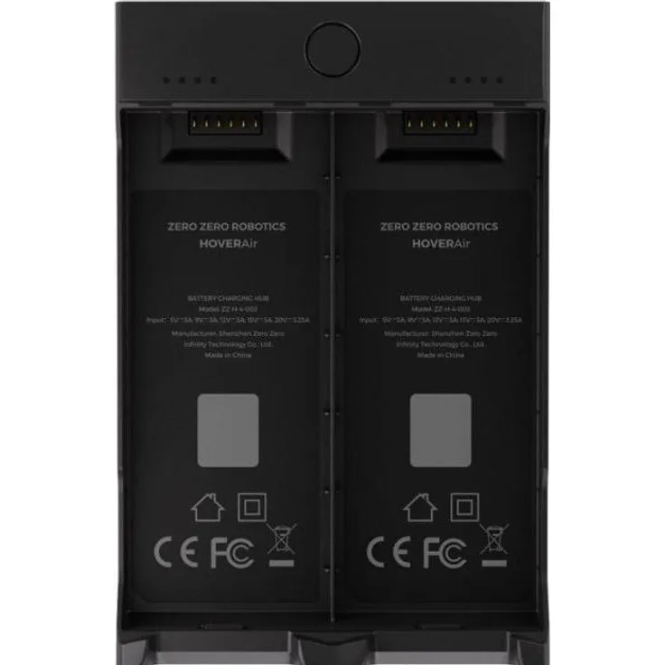 HoverAir X1 PRO/PRO MAX Charging Hub SP26H002, Ladehub für zwei Flugbatterien mit optimierter Ladezeit und USB-C Eingang