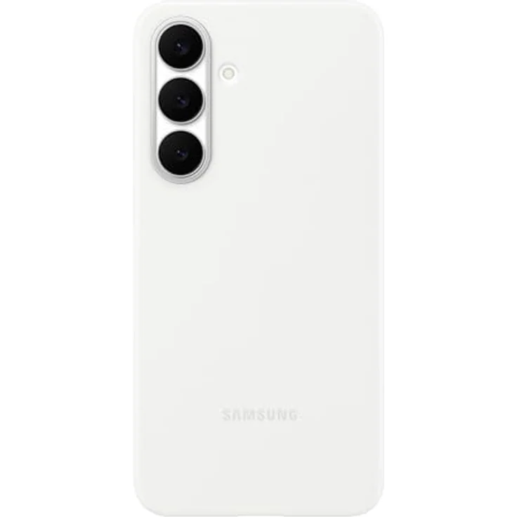 Samsung Silicone Case für Galaxy S25 FE, Smartphone Hülle mit weicher Textur, Weiss – Bild 3