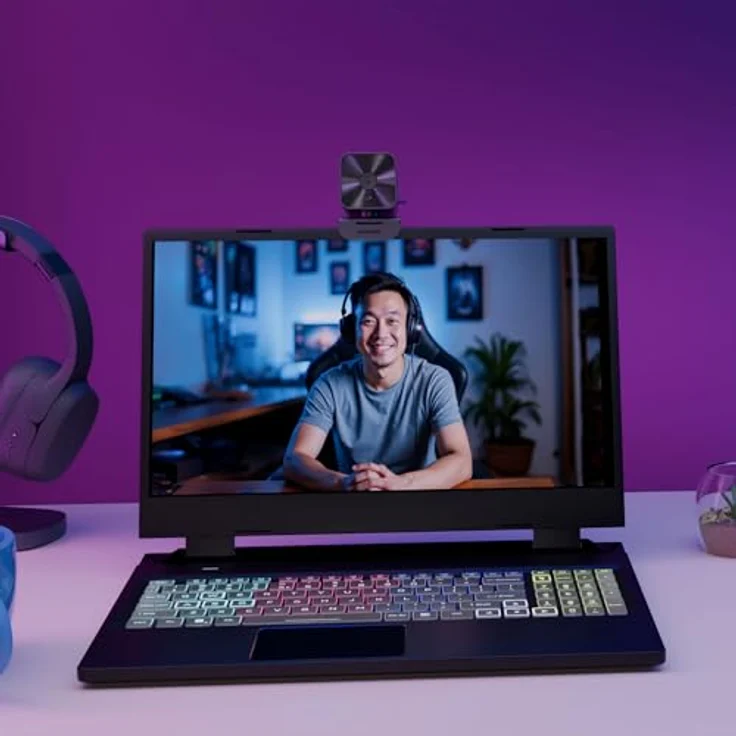 streamplify Streamplify CAM G, QHD Webcam mit Dual-Mikrofonen, automatischer Fokus- und Lichtanpassung, schwenk- und neigbar – Bild 7
